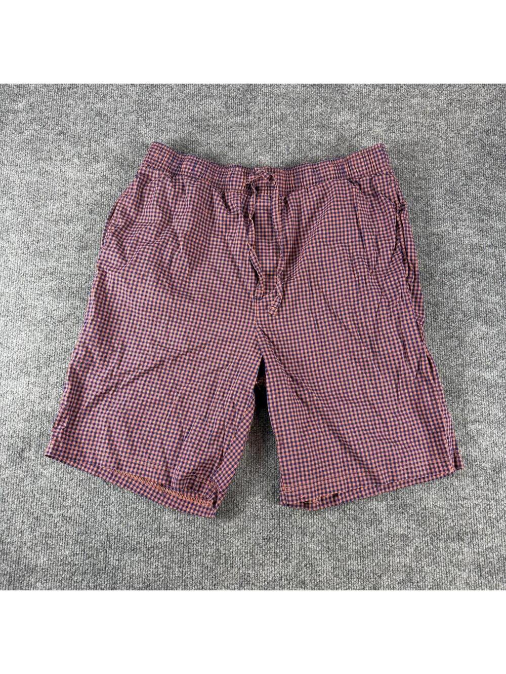 Sonoma Men's Casual Checkered Plaid Drawstring Shorts Medium - Summer, Bermuda